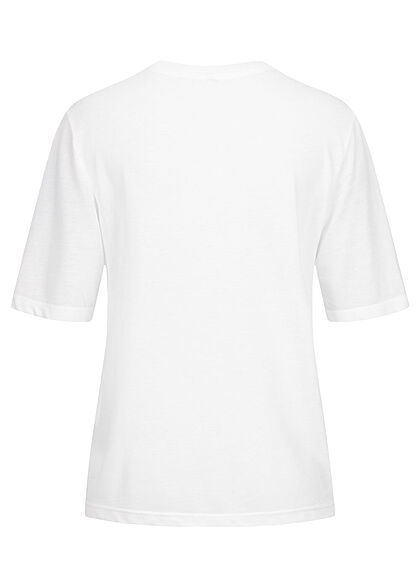ONLY Dames oversized T-Shirt 92 print helder wit