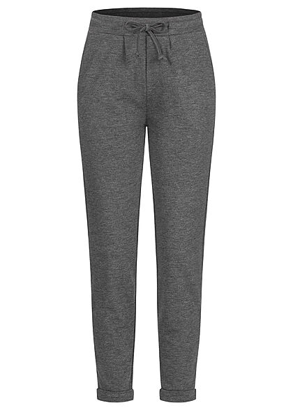 Clodus Dames Joggingbroek 2 zakken donker grijs