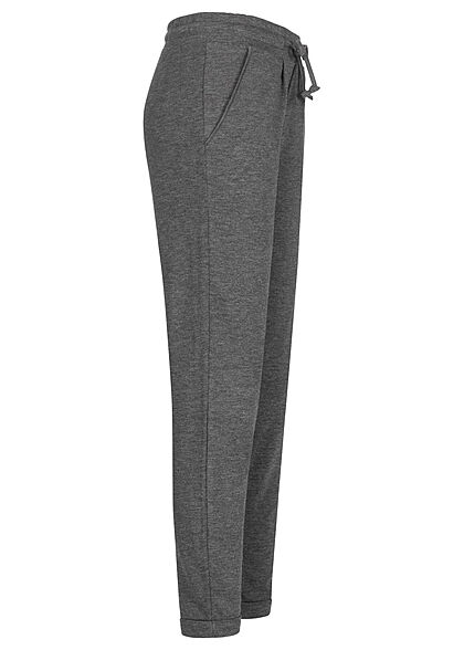 Clodus Dames Joggingbroek 2 zakken donker grijs