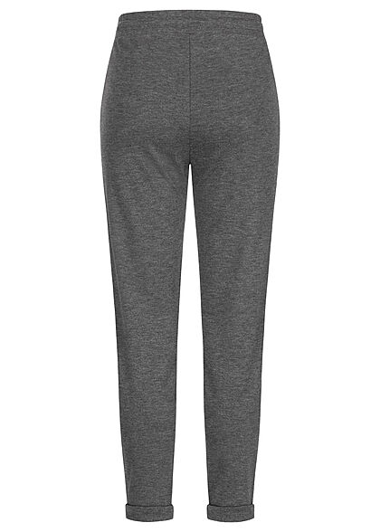 Clodus Dames Joggingbroek 2 zakken donker grijs