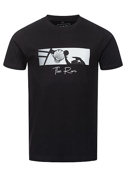 Mister Tee Herren T-Shirt Basketball Print schwarz - Art.-Nr.: 21102058