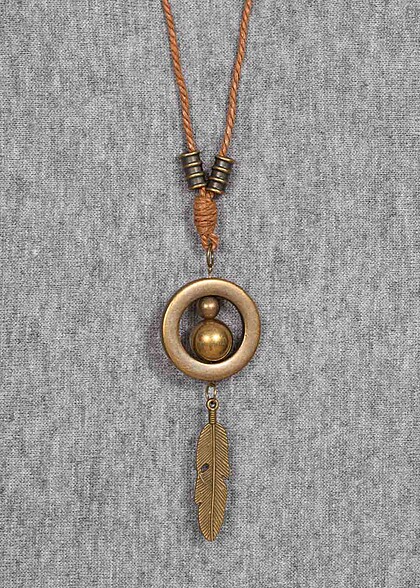 Cloud5ive Dames Shirt met vleermuismouwen incl. ketting zilver grijs