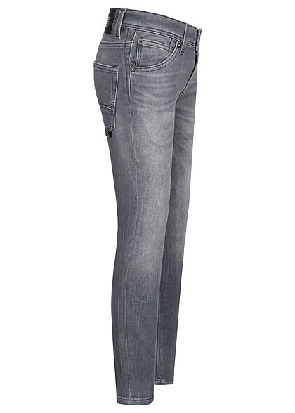 Jack and Jones Junior Super Skinny Jeans Hose 5-Pockets grau denim