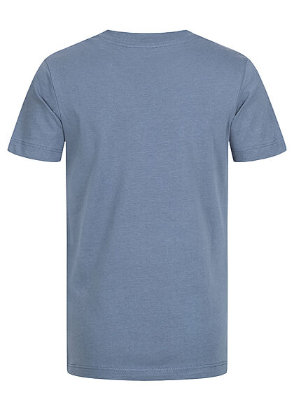Jack and Jones Junior T-shirt met logo-opdruk porselein blauw