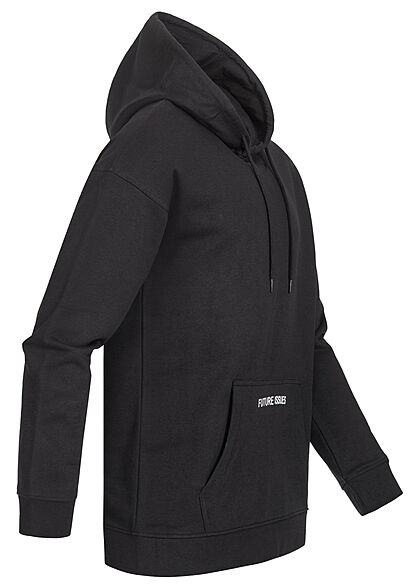 ONLY & SONS Heren sweat hoodie met logo print op de achterkant zwart
