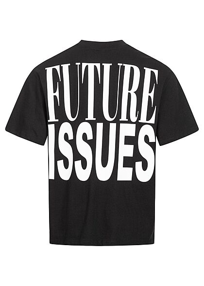 ONLY & SONS Heren oversized t-shirt met logo print op de achterkant zwart