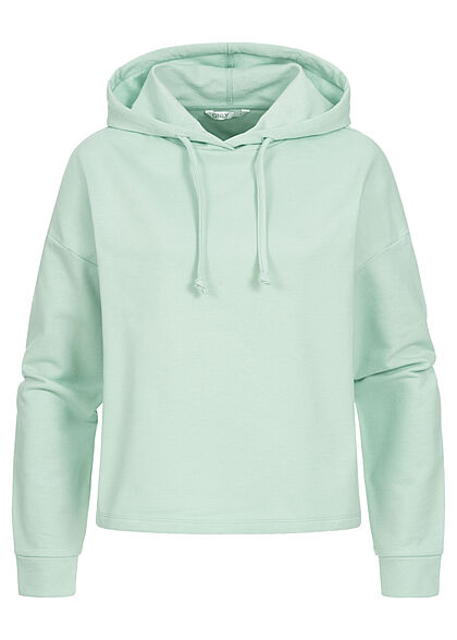 ONLY Dames NOOS Basic Hoodie met trekkoordjes groen