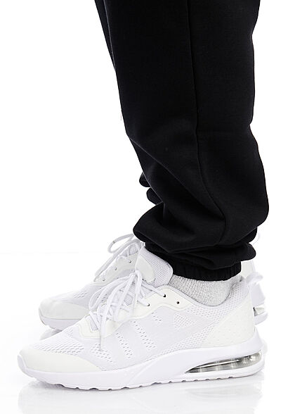 Jack and Jones Heren Basic Sweatbroek met logo-opdruk en 2 zakken zwart