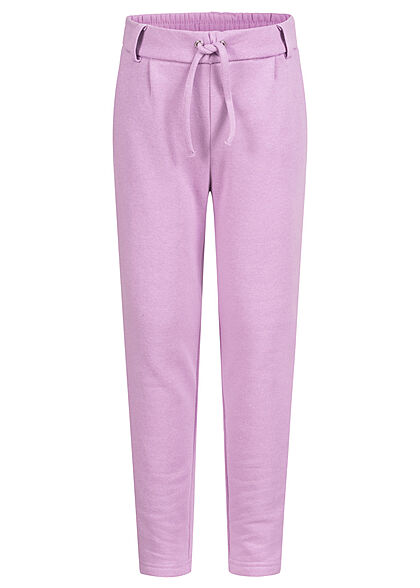 ONLY Kids Meisje NOOS Basic Sweatbroek met 2 zakken paars