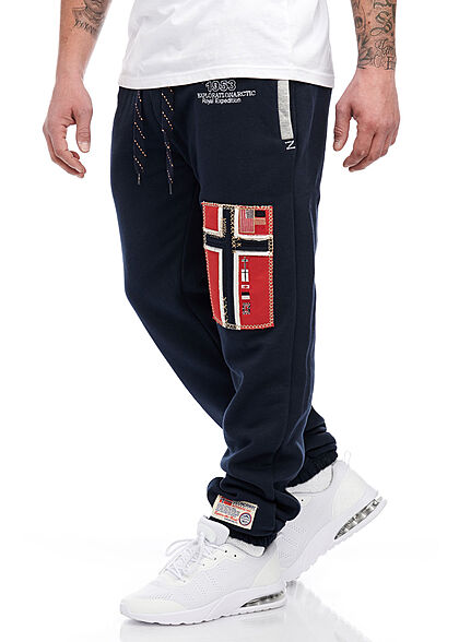 Geographical Norway Heren Sweatbroek met 3 zakken marineblauw