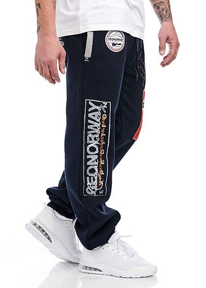 Geographical Norway Heren Sweatbroek met 3 zakken marineblauw