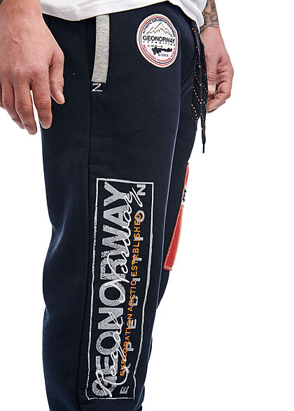 Geographical Norway Heren Sweatbroek met 3 zakken marineblauw