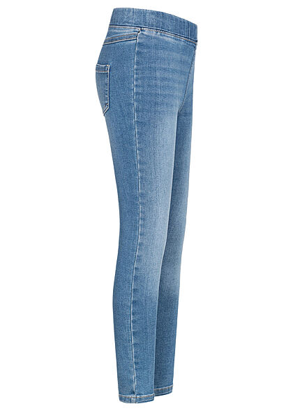 Name it Kids Meisje NOOS Leggings Jeans Broek met elastiek in de taille lichtblauw
