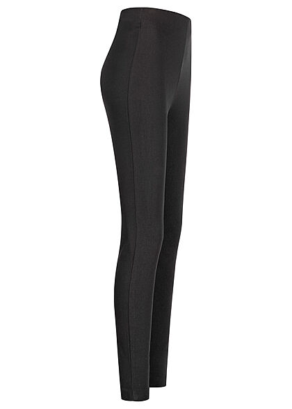 VILA Dames NOOS 7/8 Legging met hoge tailleband en elastiek zwart