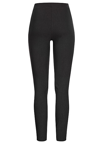VILA Dames NOOS 7/8 Legging met hoge tailleband en elastiek zwart