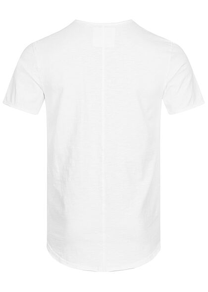 ONLY & SONS Heren NOOS Lang T-shirt wit
