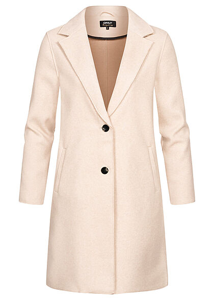 ONLY Dames NOOS Jas met knopen en 2 zakken beige
