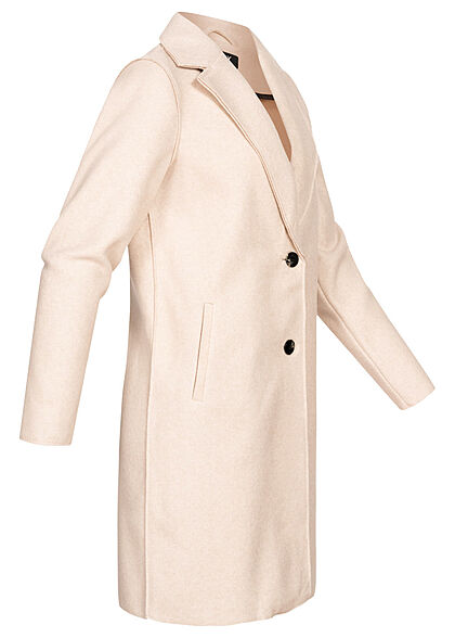 ONLY Dames NOOS Jas met knopen en 2 zakken beige