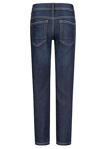 Name it Kids Jongens Jeans Broek met 5 zakken donkerblauw