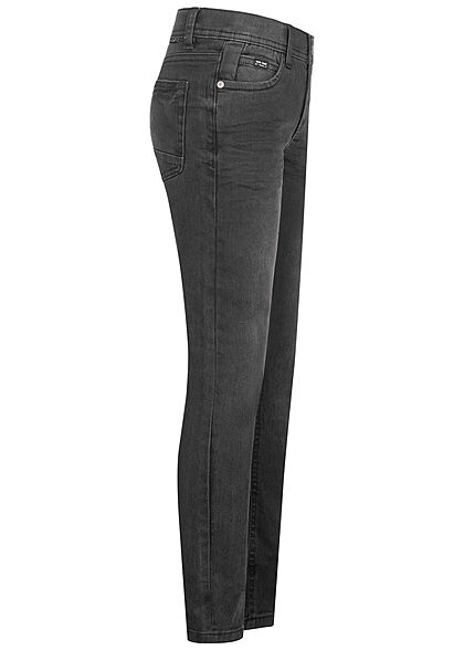 Name it Kids Jongens Slim Fit Jeans Broek met 5 zakken donkergrijs denim
