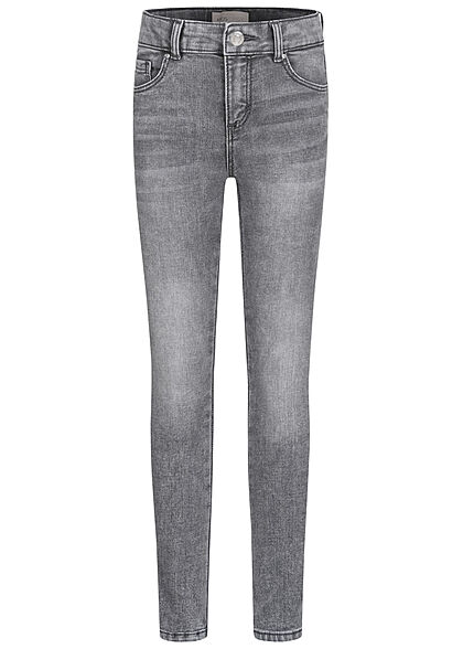 ONLY Kids Meisje NOOS Skinny Fit Enkel Jeans Broek met 5 zakken grijs denim