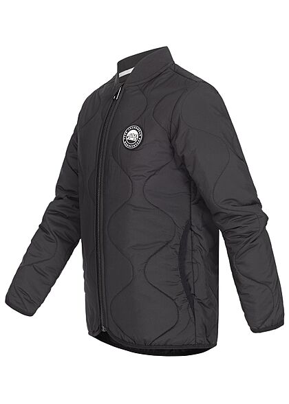 Jack and Jones Junior NOOS Gewatteerde jas met 2 zakken zwart