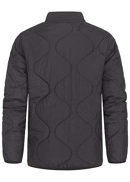 Jack and Jones Junior NOOS Gewatteerde jas met 2 zakken zwart
