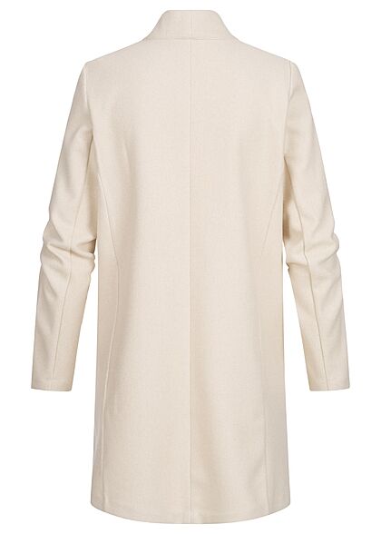 Vero Moda Dames Coatigan Jas met 2 zakken beige