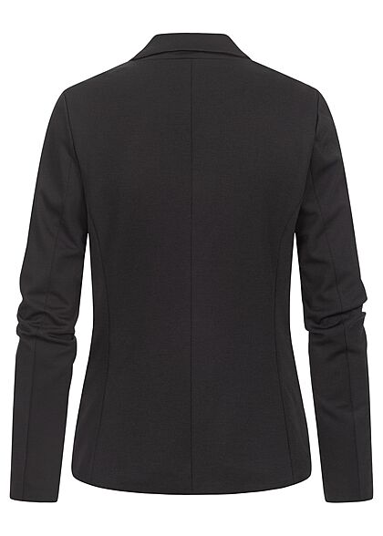 Vero Moda Dames NOOS Slim Fit Jersey Blazer met 2 zakken en knopen zwart