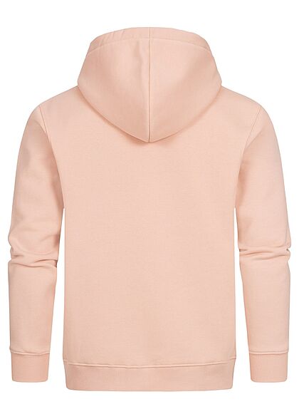 Alpha Industries Heren Hoodie met voorzak en logoprint roze