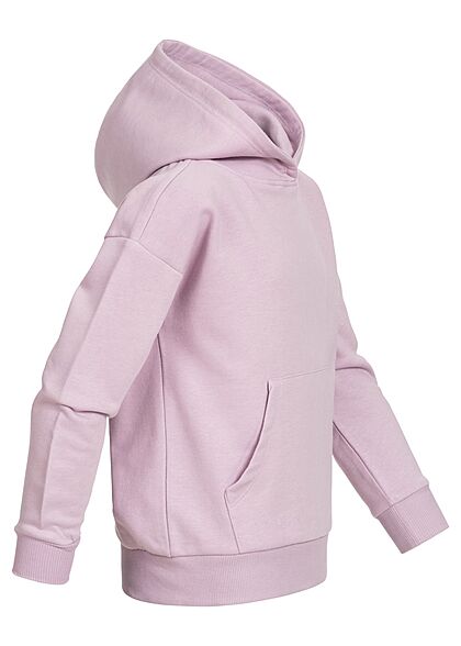 ONLY Kids Meisje Basic Hoodie met voorzak paars