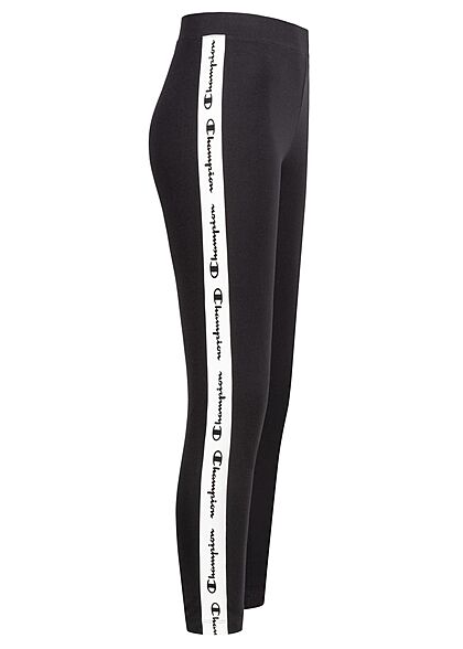 Champion Dames Legging met logo op de zijkant zwart