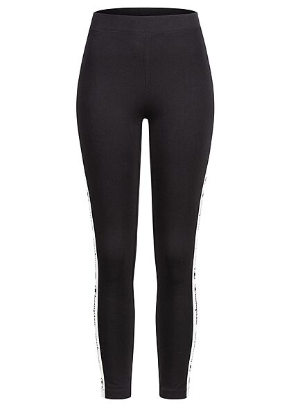 Champion Dames Legging met logo op de zijkant zwart