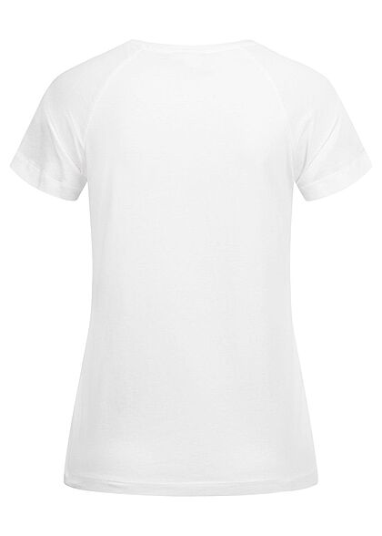 Champion Dames T-Shirt met logo op de zijkant wit