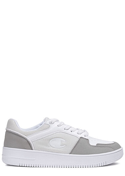 Champion Heren Lage Sneaker met veters wit beige grijs