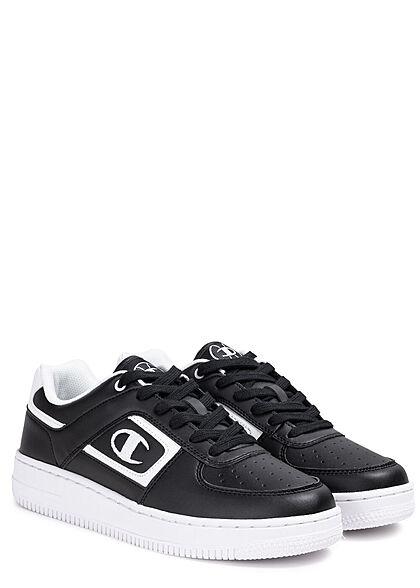 Champion Heren Lage Sneaker met Logo 2-kleurig zwart en wit