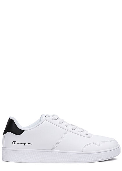 Champion Heren Lage Sneaker met Logo 2-kleurig wit en zwart