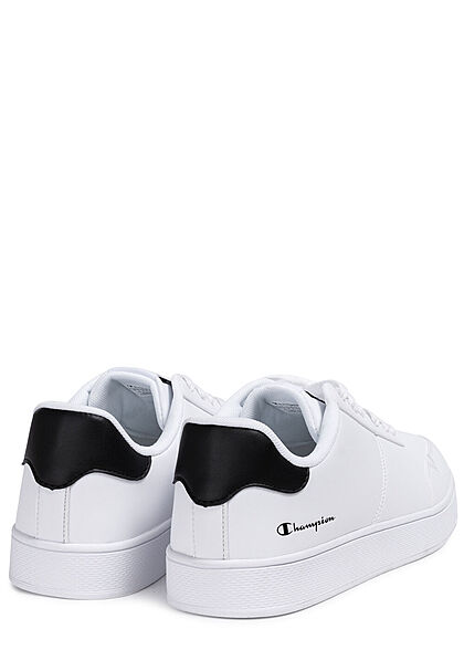 Champion Heren Lage Sneaker met Logo 2-kleurig wit en zwart
