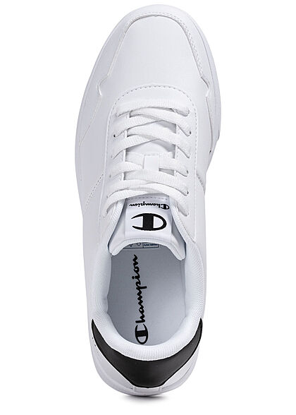 Champion Heren Lage Sneaker met Logo 2-kleurig wit en zwart