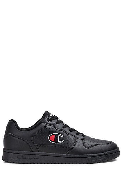 Champion Heren Lage Sneaker met logostiksel zwart