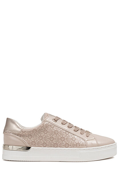Tom Tailor Dames Kunstleren Sneaker met Memory Foam beige