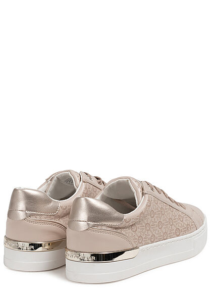 Tom Tailor Dames Kunstleren Sneaker met Memory Foam beige