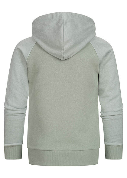 Jack and Jones Junior Jongens Hoodie met logo-opdruk grijs