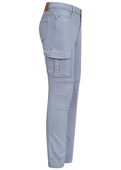 ONLY Kids Meisje NOOS Cargo Broek met 7 zakken blauw