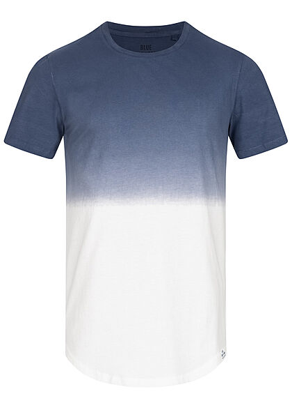 ONLY & SONS Heren T-Shirt gewassen look vervagend donkerblauw