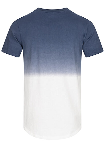 ONLY & SONS Heren T-Shirt gewassen look vervagend donkerblauw