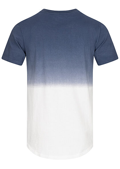 ONLY & SONS Heren T-Shirt gewassen look vervagend donkerblauw