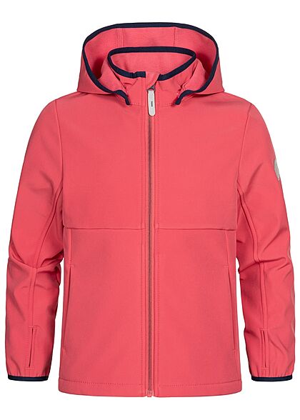 Ploeg Gedwongen Beweren Name it Kids Meisje Softshell Jas met kap en 2 zakken roze blauw