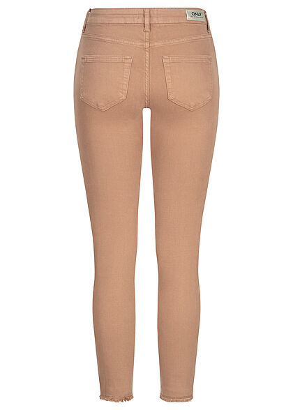 ONLY Dames NOOS Skinny Fit Jeans Broek bruin beige