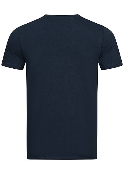 Jack and Jones Heren NOOS T-shirt met logo-opdruk marineblauw